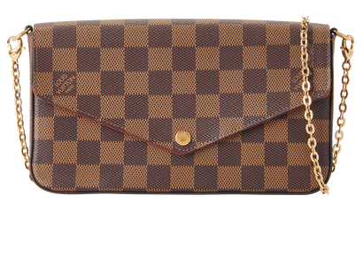 Felicie Pochette, &pound;850, Handbags, Brown, Coated Canvas, Front view